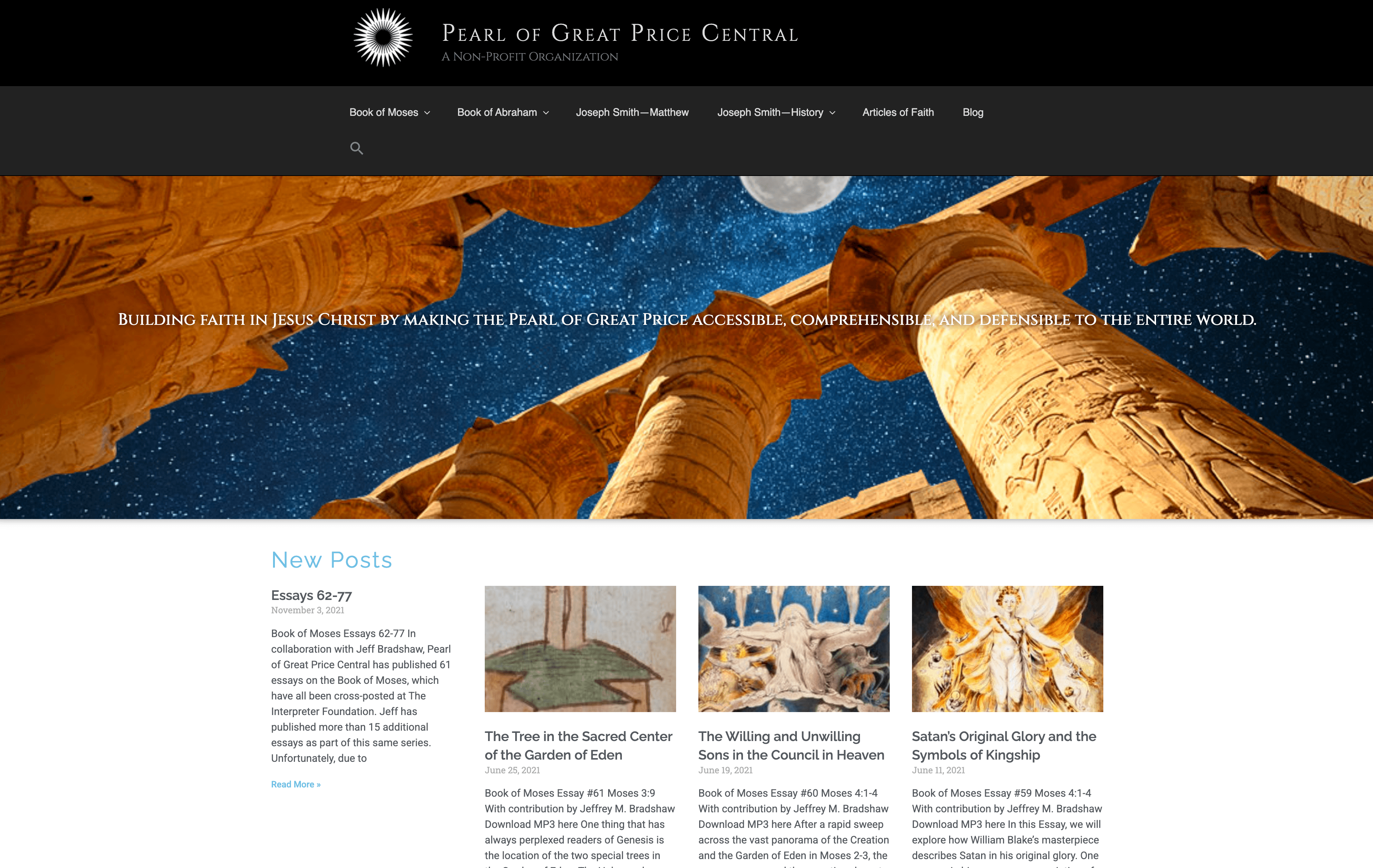 Pearl of Great Price Central