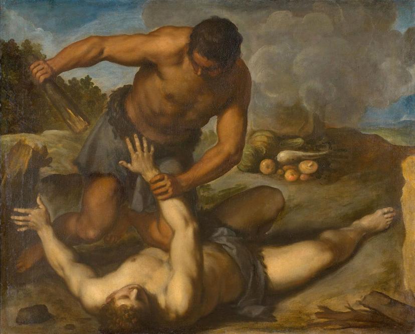 Cain and Abel by Palma il Giovane. Image via Wikimedia Commons.