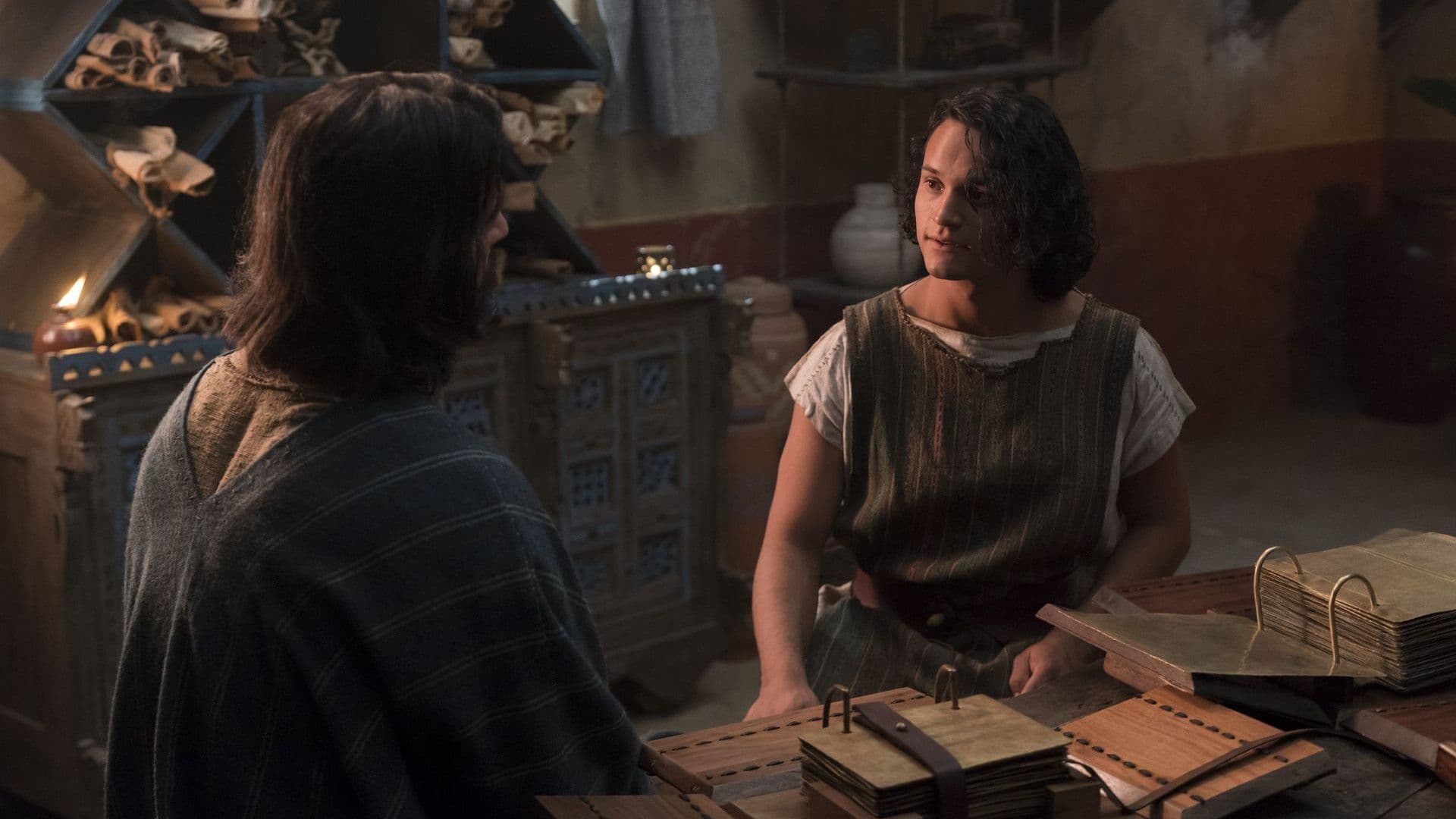 Alma speaks with his son Shiblon in this image from the Book of Mormon Videos of The Church of Jesus Christ of Latter-day Saints