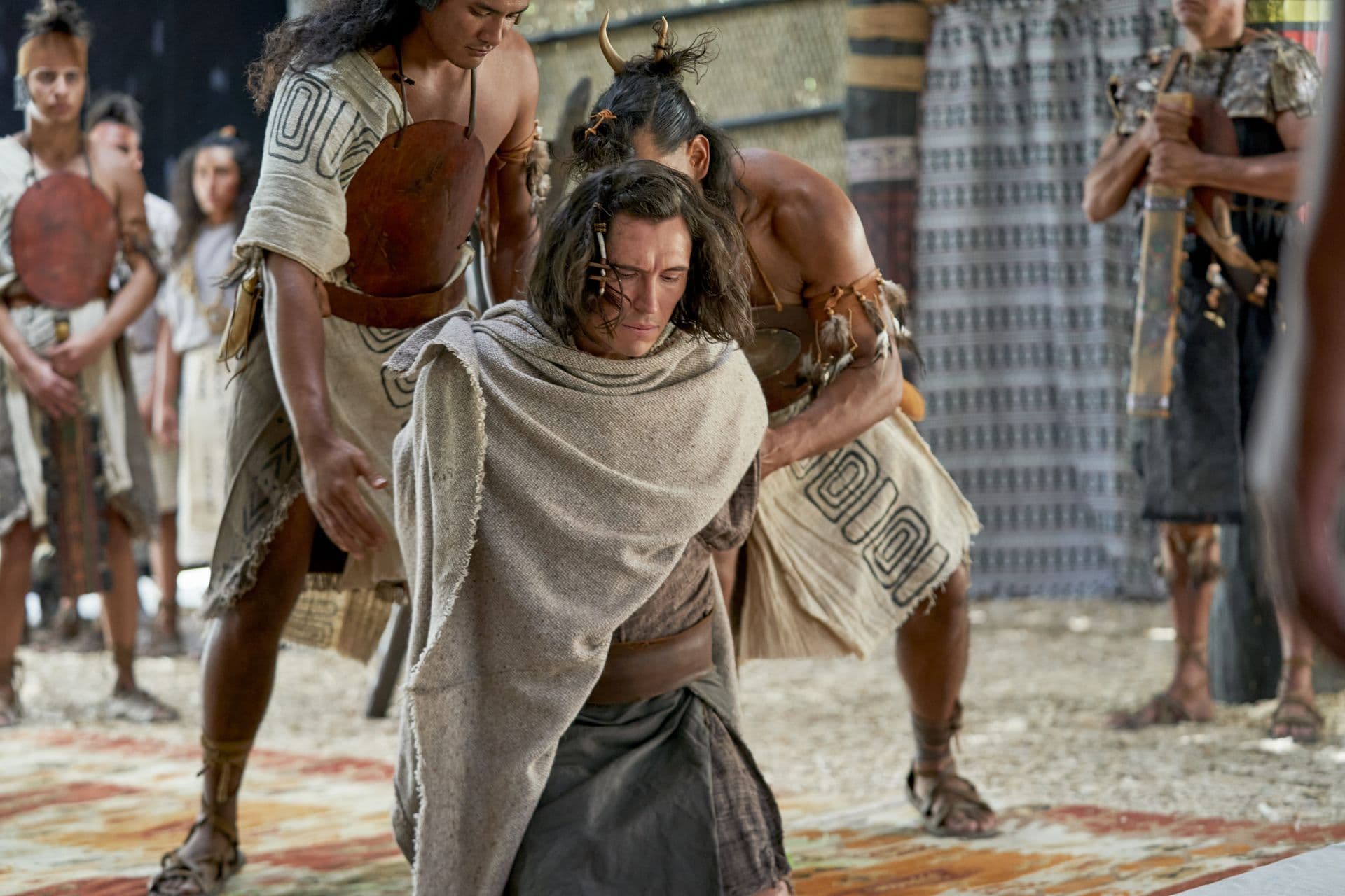 Ammon Bowing before King Lamoni
