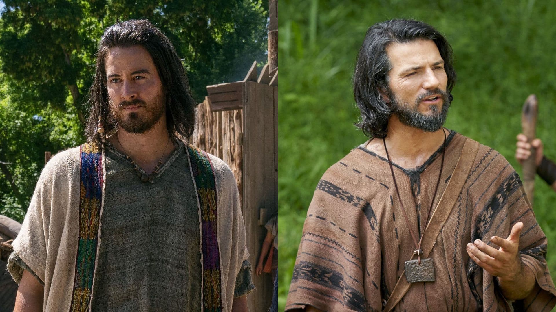 Alma the Elder and Alma the Younger, as portrayed in the Book of Mormon Videos.