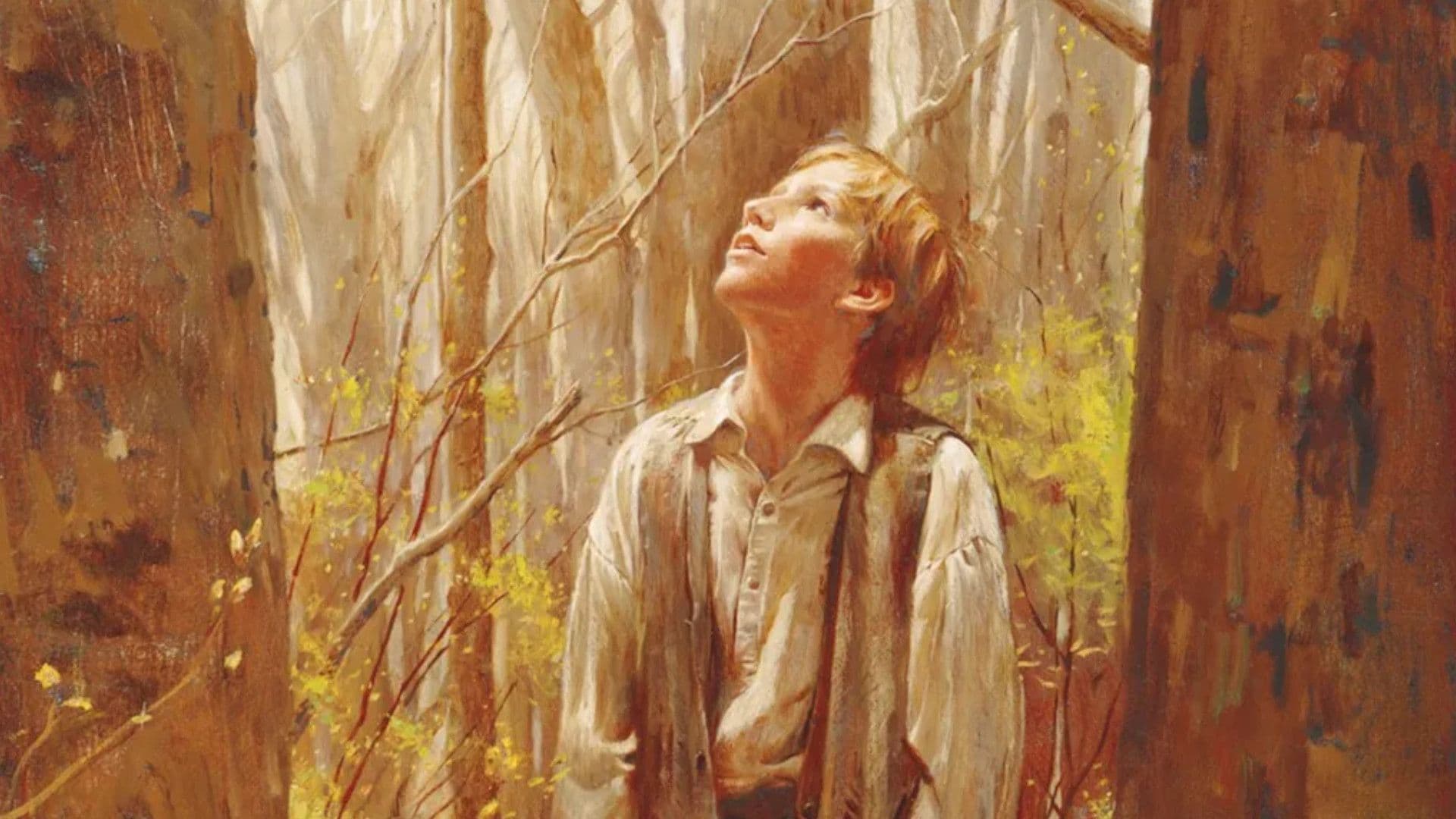 Detail from “The Desires of My Heart” by Walter Rane