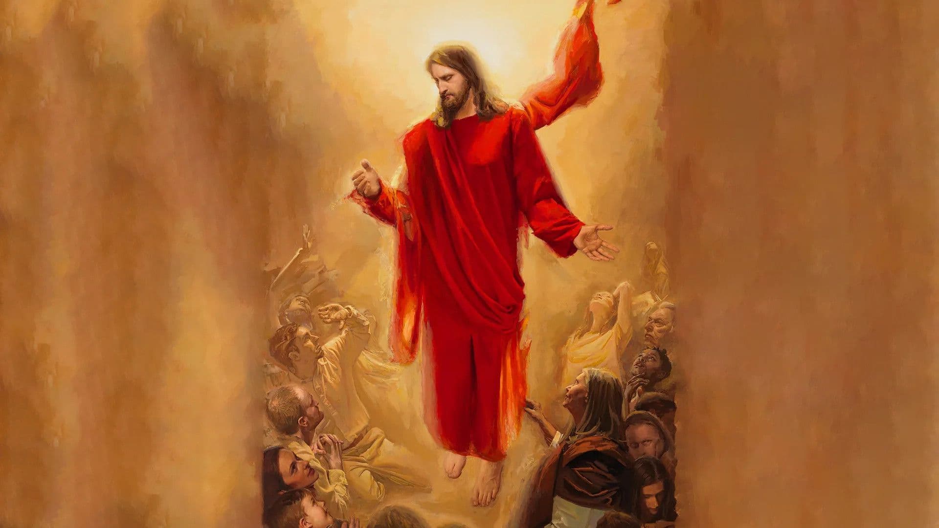 “He Comes Again to Rule and Reign” (Él vendrá de nuevo para reinar y gobernar) by Mary Sauer. Image courtesy The Church of Jesus Christ of Latter-day Saints.