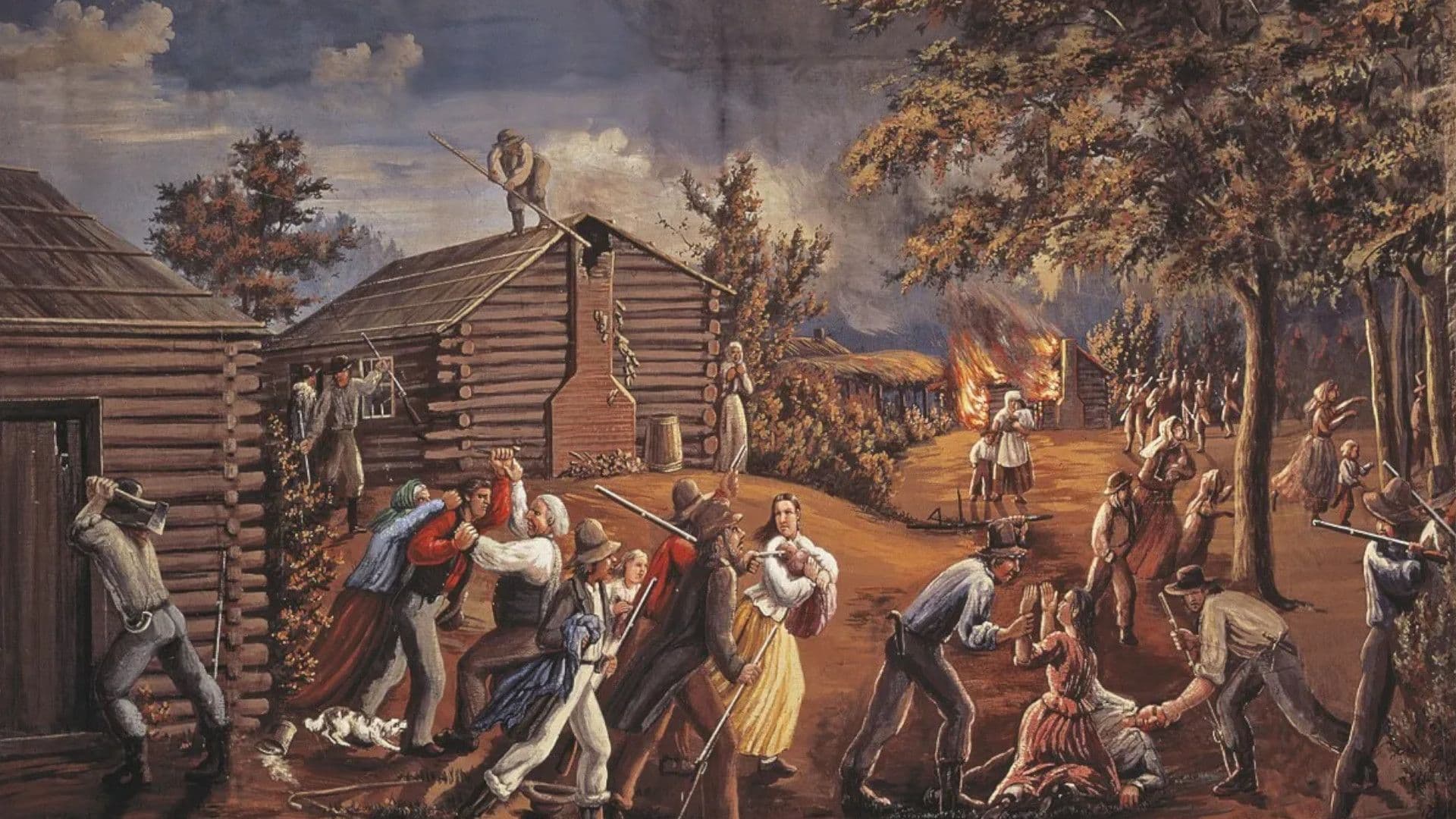 “Saints Driven from Jackson County Missouri” by C. C. A. Christensen. Image courtesy The Church of Jesus Christ of Latter-day Saints.