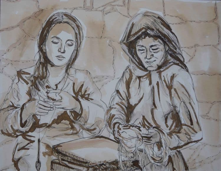 mujeres-hilando media related image