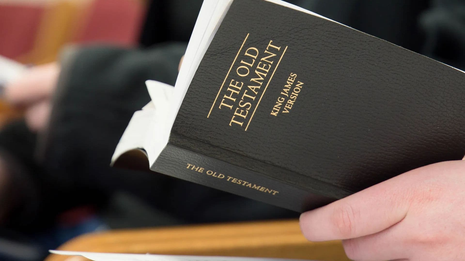 A person reading from The Old Testament. Image courtesy of The Church of Jesus Christ of Latter-day Saints.