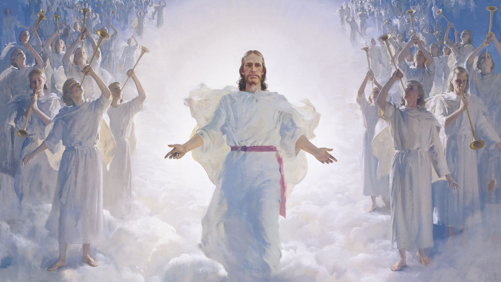 Detail of "The Resurrected Jesus Christ" by Harry Anderson. Image courtesy of The Church of Jesus Christ of Latter-day Saints.