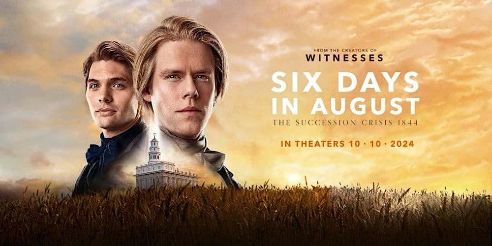 Movie poster for Six Days in August.